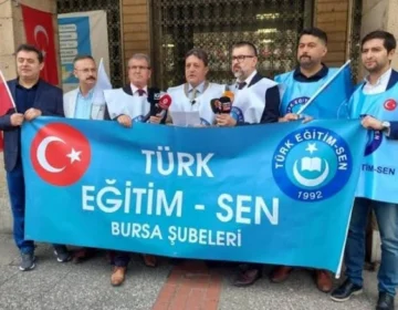 Bursa’da Türk Eğitim Sen şubelerinden Valiliğe ‘ders saati’ çağrısı